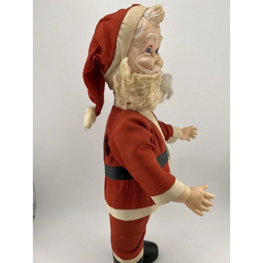 Vintage Home Decorative Christmas Standing Plastic Santa Claus Figure‎ - 12